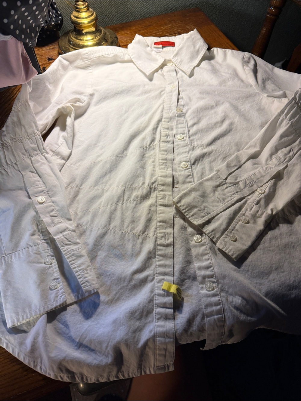 Classic Women’s White Button-Down Shirt